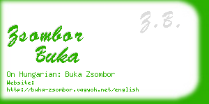 zsombor buka business card